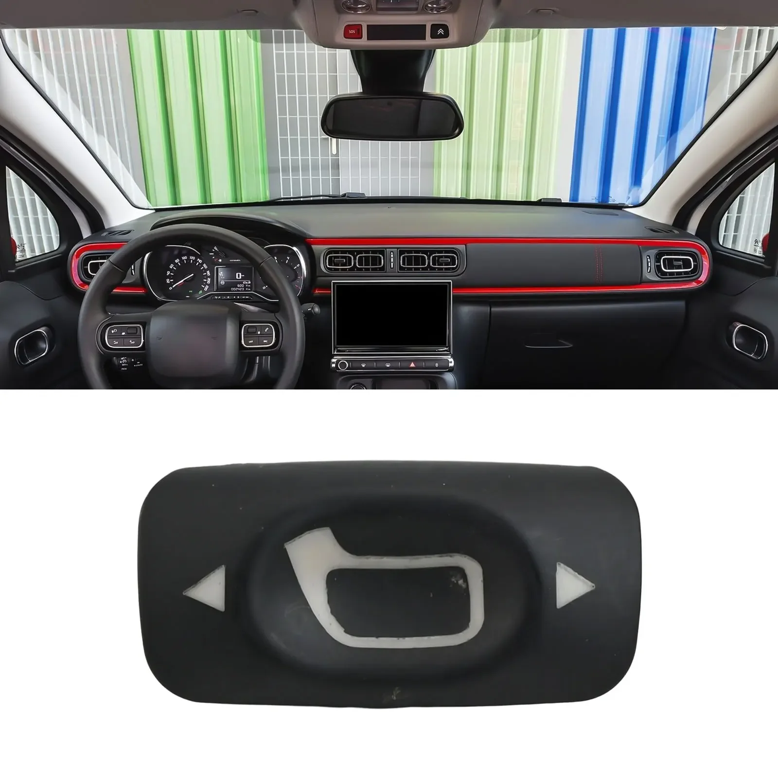 Black Vehicle Mirror Knob Perfect Fit For Vehicles Easy Installation Process Enhanced Driving Safety Lasting Quality Performance