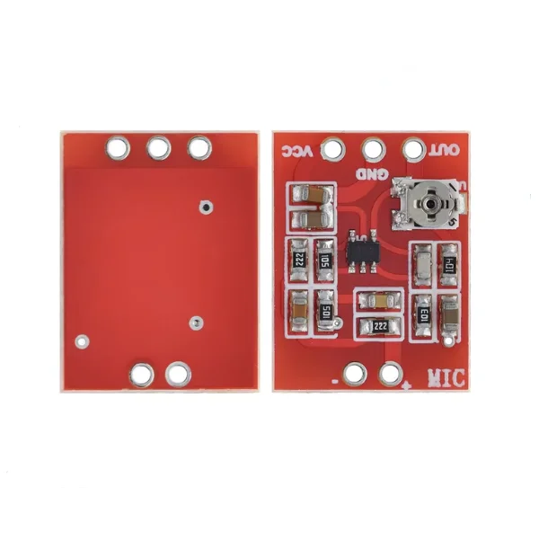 MAX4466 Electret Microphone Amplifier Microphone Amplification Module Gain Adjustable Pre stage Sound Collector