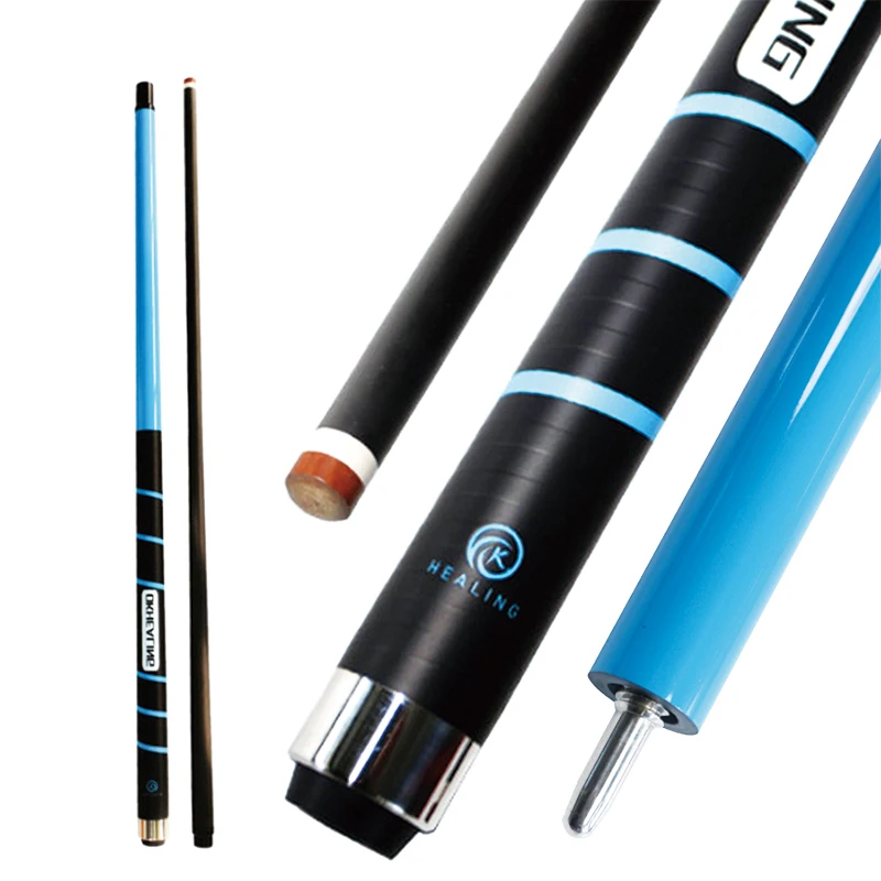 12.9MM Carbon Fiber Break Cue Billiard Pool Cue With Designed Grip Bakelite Tip Uni-loc Pin