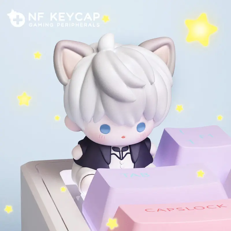 

Колпачок для клавиш Love And Deep Space Shen Xing Sitting Posture B Tour Периферийные устройства Love And Producer Колпачок для клавиатуры Механическая крышка для клавиатуры