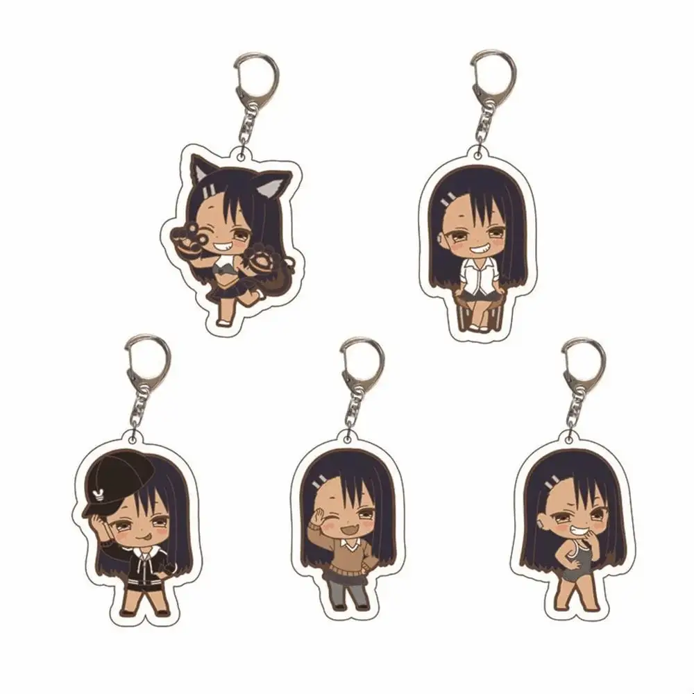 6CM Charm Anime Nagatoro Hayase Acrylic Stand Model Figure Cosplay Plate Holder Topper Birthday Fans Christmas Gift Acrylic Keyc