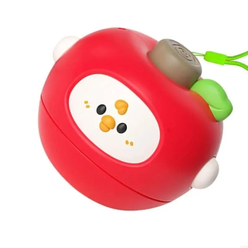   Interactive Gyro Spinner Top Toy For Children Fruit Design Party Competitive Game Gyro Desktop Toy for Family Activity