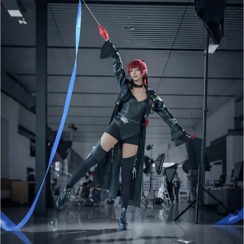 게임 사람 카스미 요시자와 코스프레 의상 섹시한 전투 유니폼 마스크 점프 슈트 세트 애니메이션 카니발 파티 드레스 여성 정장