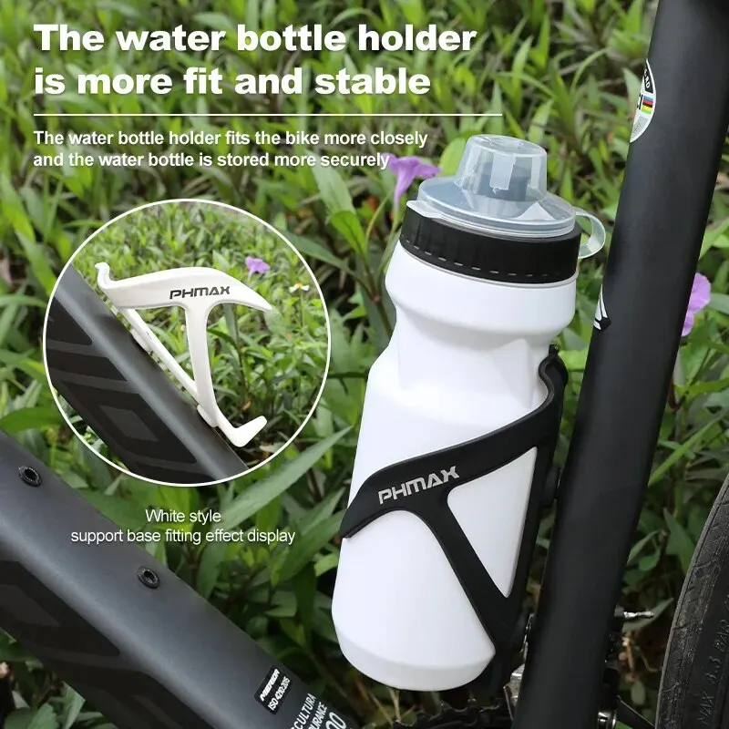 PHMAX Bicycle Water Bottle Holder MTB Road Bike Lightweight Bottle Cage Mount Cycling Triathlon Cup Holder Accessories