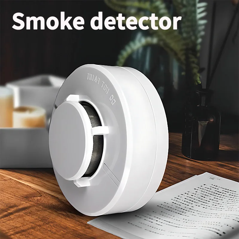 

Fire Protection Smoke Detector,Sensor Fire Alarm Home Security System,Smoke Alarm with LED Lights and Lound Sound Alert