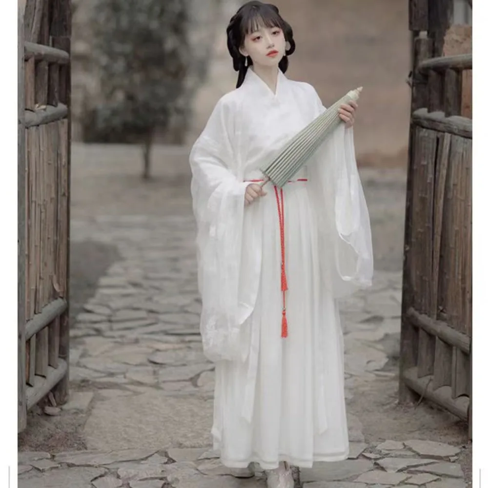 Han Fu Women Jin Dynasty Dynasty Performance Clothing Hanfu Cosplay Tv Show Chinese Traditional Costume