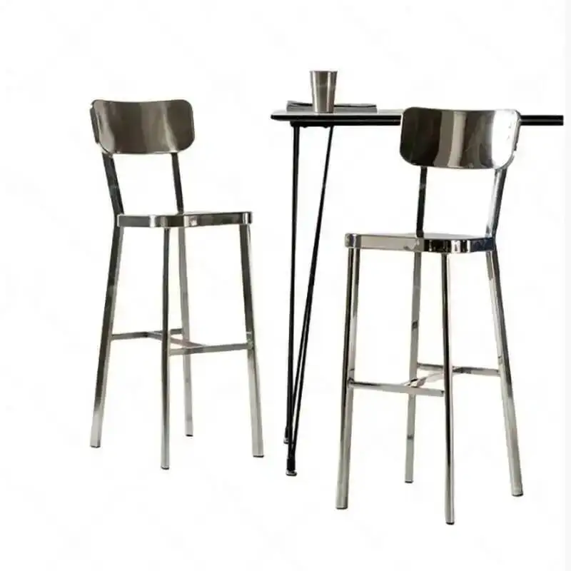 

High Luxury Stools Design Metal Bar Modern Kitchen Chair Home Sillas Para Comedor Restaurant Furniture