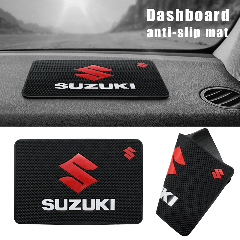 1Pcs Auto Car Accessories Dashboard Anti Slip Mat Phone Non-Slip Storage Mat For Suzuki Vitara Swift Ignis Kizashi Baleno Ertiga