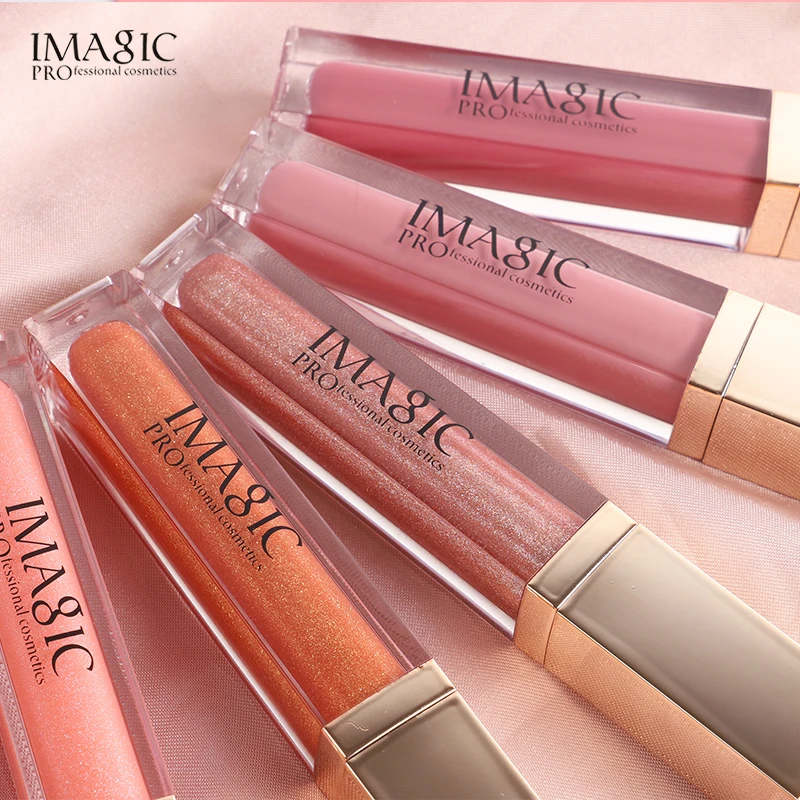 20-color Lipstick Non-stick Cup Long-lasting Lip Glaze Hydrating Imagic Trendy Matte Lip Gloss Best Game-changer Lip Gloss Matte