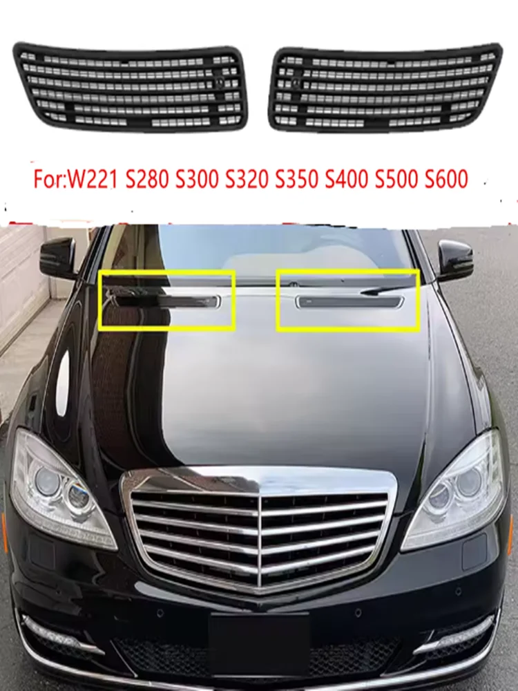 

OEM; A2218800305 2218800205 для капюшона Benz левая и правая вентиляционная сетчатая решетка покрытие краски W251 R350 W221 S300 S320 S350 S400
