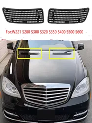 OEM; A2218800305 2218800205 For Benz Hood Left Right Ventilation Mesh Grille Cover Paintable W251 R350 W221 S300 S320 S350 S400