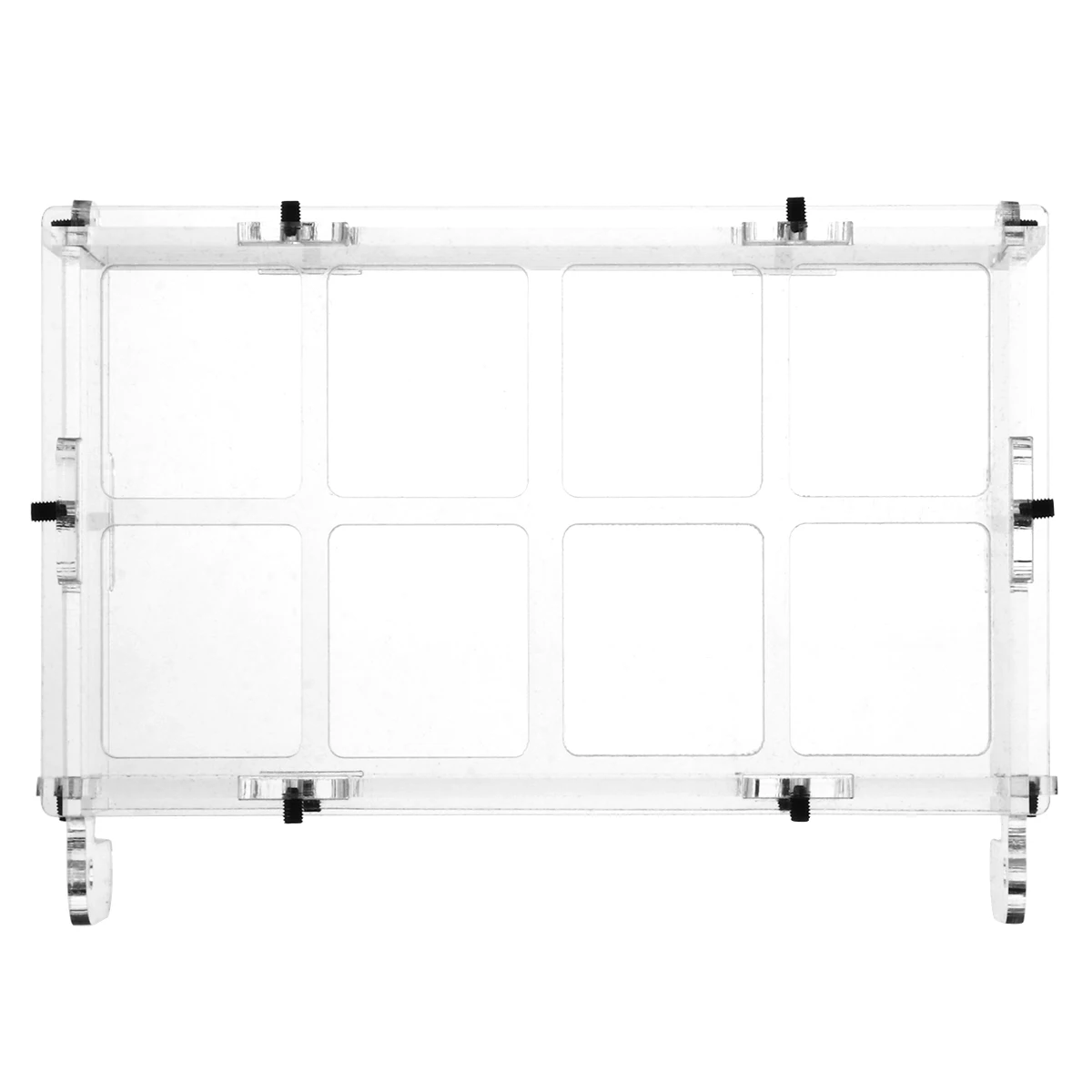 

Acrylic Bird Feeding Case Durable Gadget Poultry Cages Parrot Accessories Food Dispenser Cockatiel Budgie Tray Splatter Proof