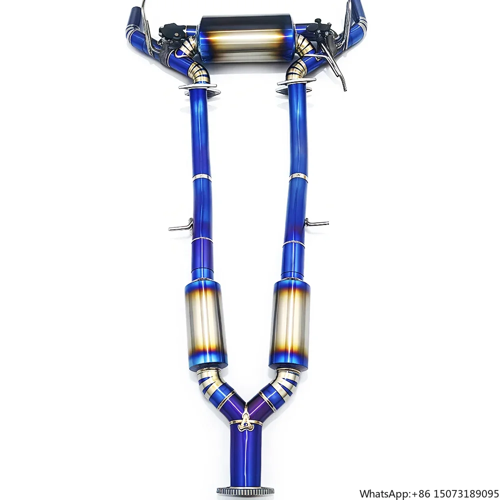 

Titanium Exhaust Pipe Accessories for G35 COUPE 3.5l 2010-2021 Exhaust Performance Catback Exhaust System with Valve