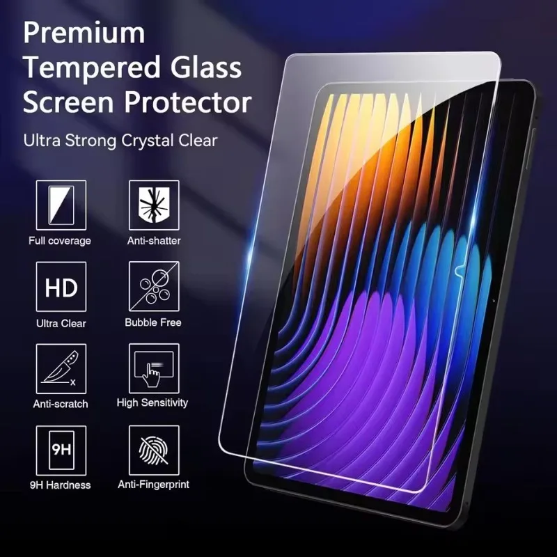 4in1 Tempered Glass Screen Protector and Lens for Redmi Pad 2 11inch Screen Protective Film and Camera Protectors for Redmi Pad2