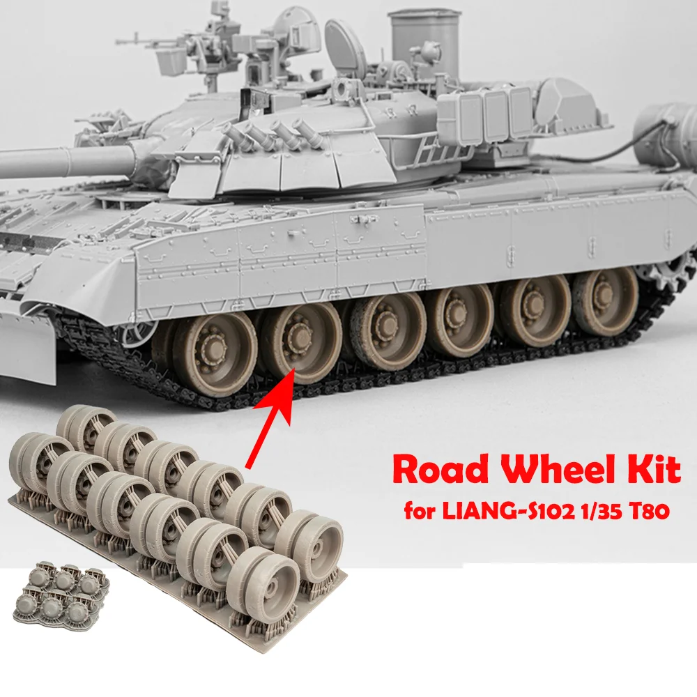 

Road Wheel Kit for LIANG-S102 1/35 T80