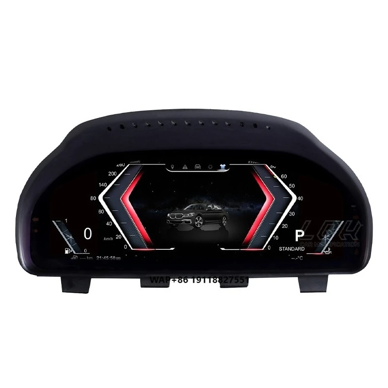 

Car 12.3'' LCD Digital Dashboard Panel for 5/6/7 Series X3 X4 X5 X6 Cockpits Virtual Instrument Cluster Speedometer Odometer