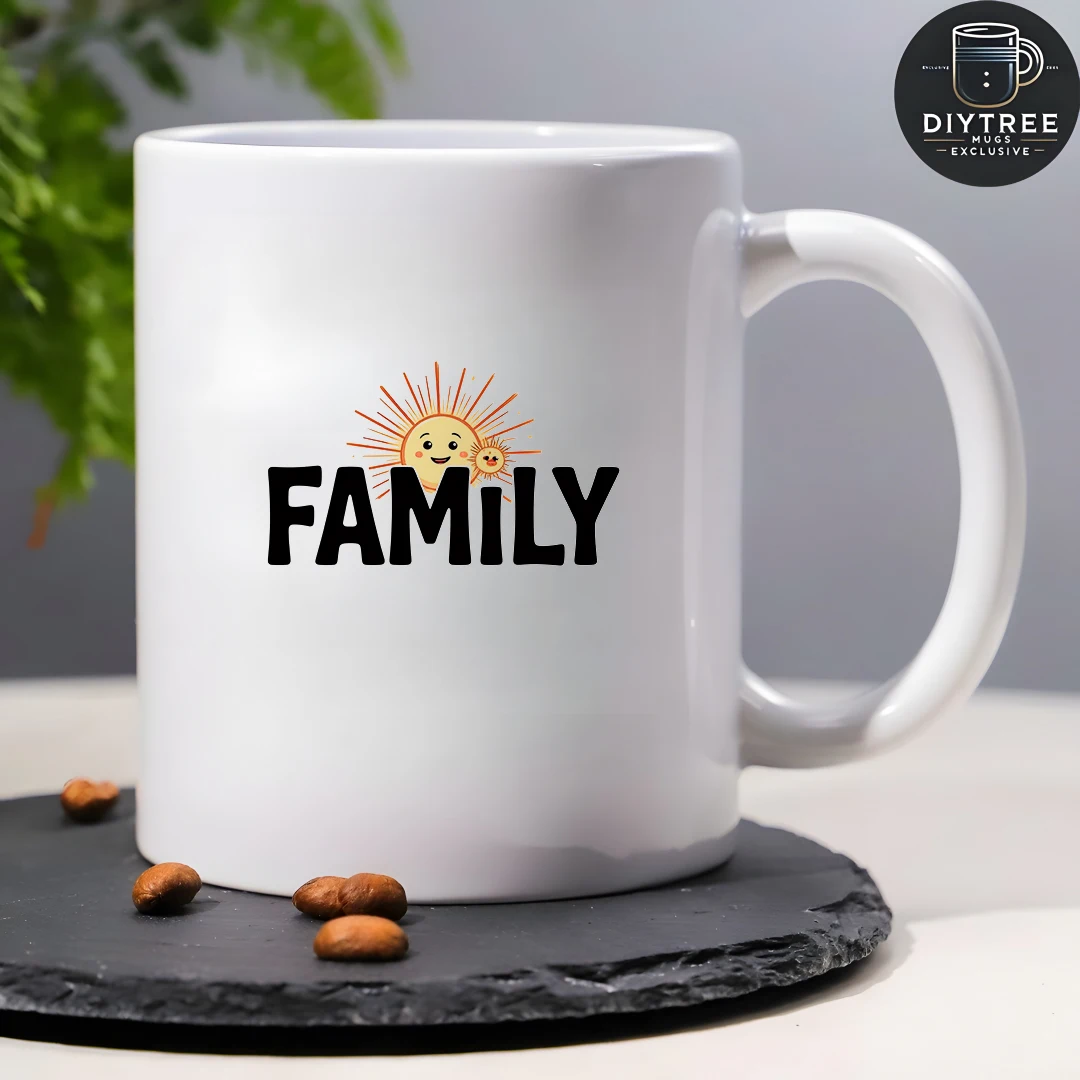 كوب سعة 11 أونصة + كوب عائلي مريح + كوب كارتون صن + كوب مشروبات باردة وساخنة للأطفال - هدية عيد الميلاد للمنزل والمكتب #4