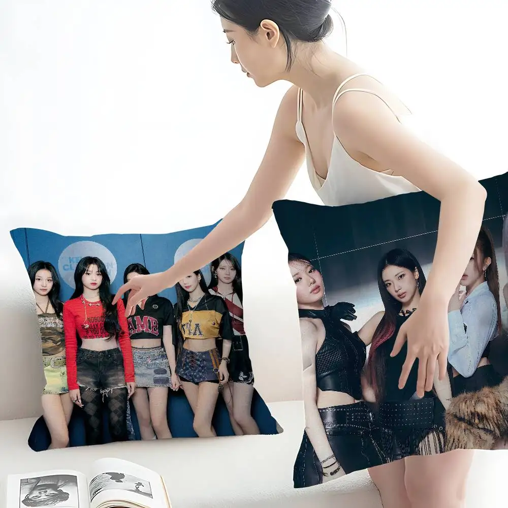 Girl Group B-BABYMONSTER Cushion Cover Decorative Pillow Sofa Home Decor case pillow cases