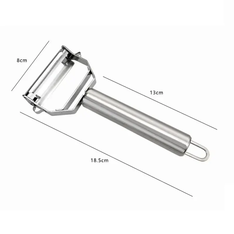 4 in1 Peeler Multifunction Grater Julienne Peeler Vegetable Fruit Peeler Stainless Steel Potato Slicer Shredder Kitchen Tool