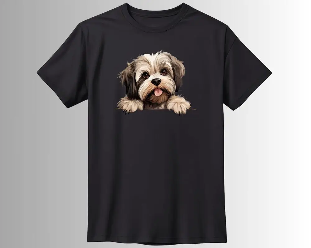 Lhasa Apso Hunde T-Shirt Anime Graphic T-shirts For Men Clothing Women Tees Y2K Tops Unisex Summer Short Sleeve