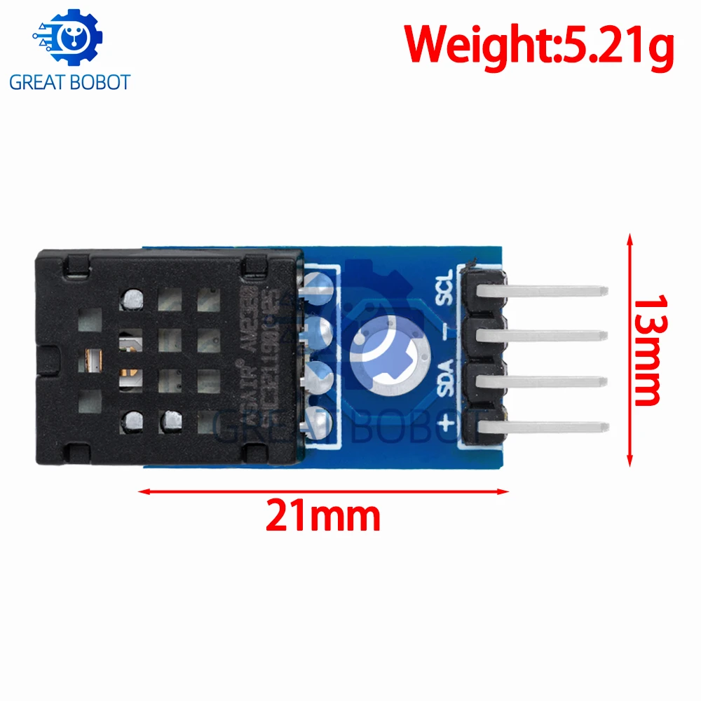 1PCS /5pcs/10pcs  DHT12 AM2320 Digital Temperature&Humidity Sensor Module Single Bus I2C Replace AM2302s