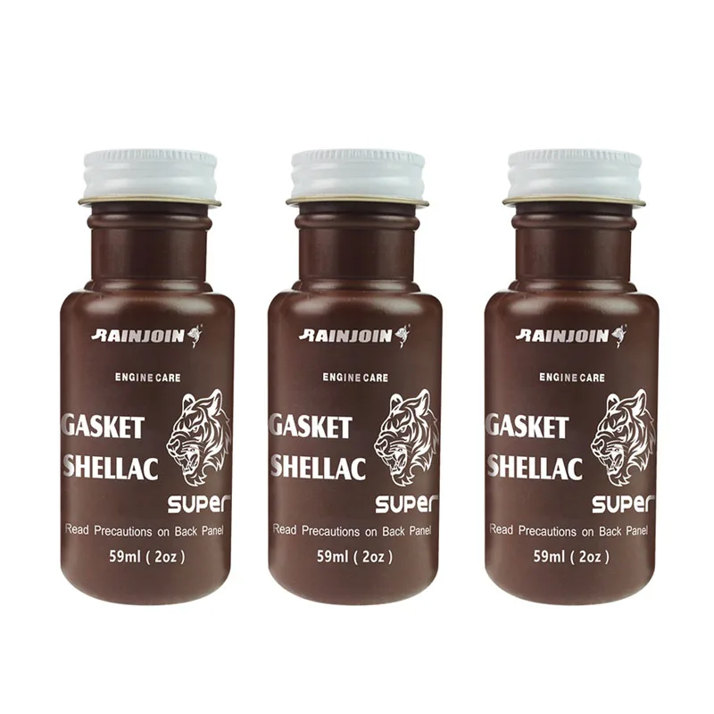 59ML Kopakkerpakking Shellac Borstelapplicator Platte Cilinderpakking Afdichtmiddel Hittebestendig Reparatielijm voor Automotorblok
