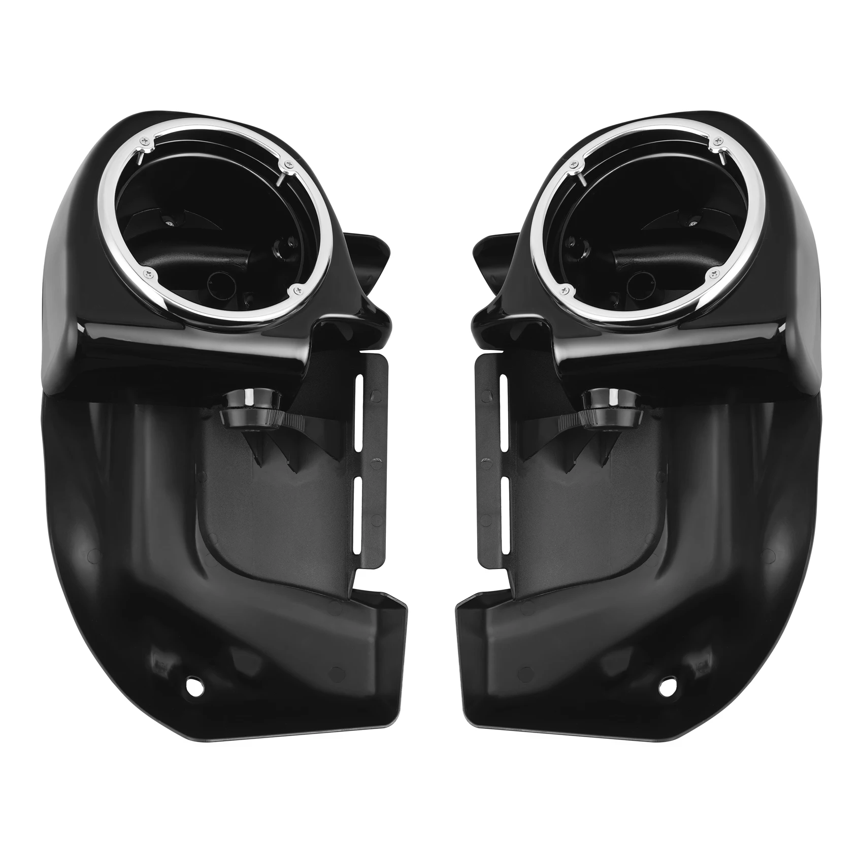 

Motorcycle Lower Vented Leg Fairings W/ 6.5" Speaker Box Pods For Harley Touring Street Glide Road King Electra Glide 1983-2013