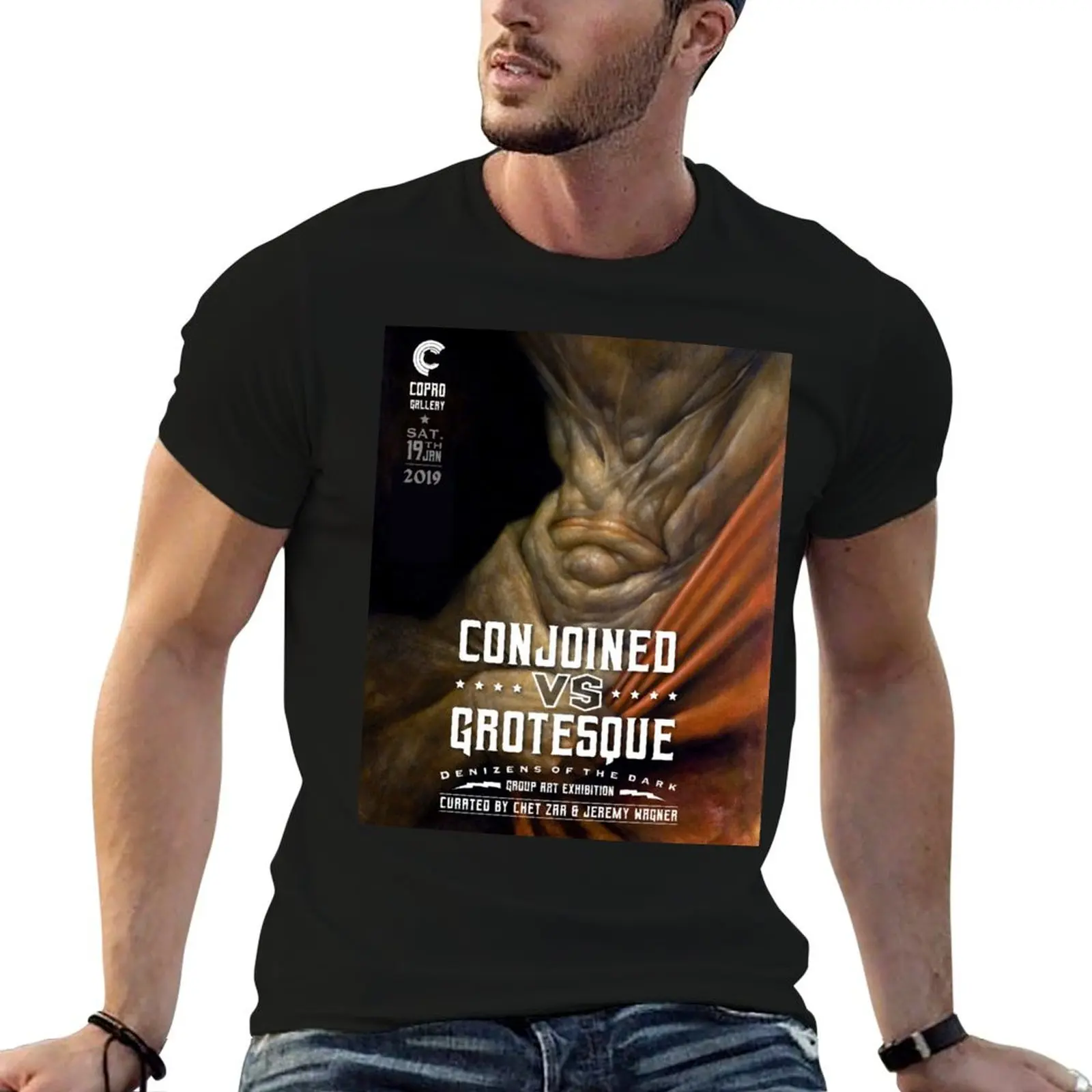 

Chet Zar - Jeremy Wagner Conjoined VS. Grotesque T-Shirt t shirts for man cotton T-Shirt