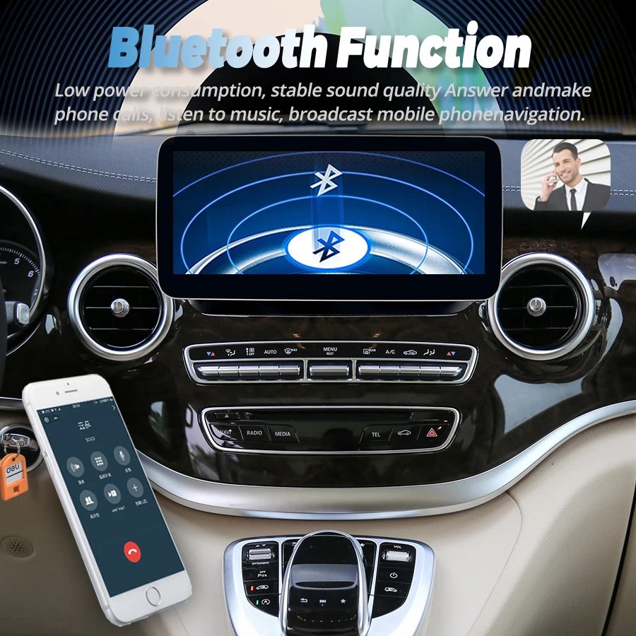 벤츠 V 클래스 VClass V260 V250 W447 GPS CARPLAY 안드로이드 자동 화면 용 12.3 인치 안드로이드 13 차량용 라디오 멀티미디어 비디오 플레이어