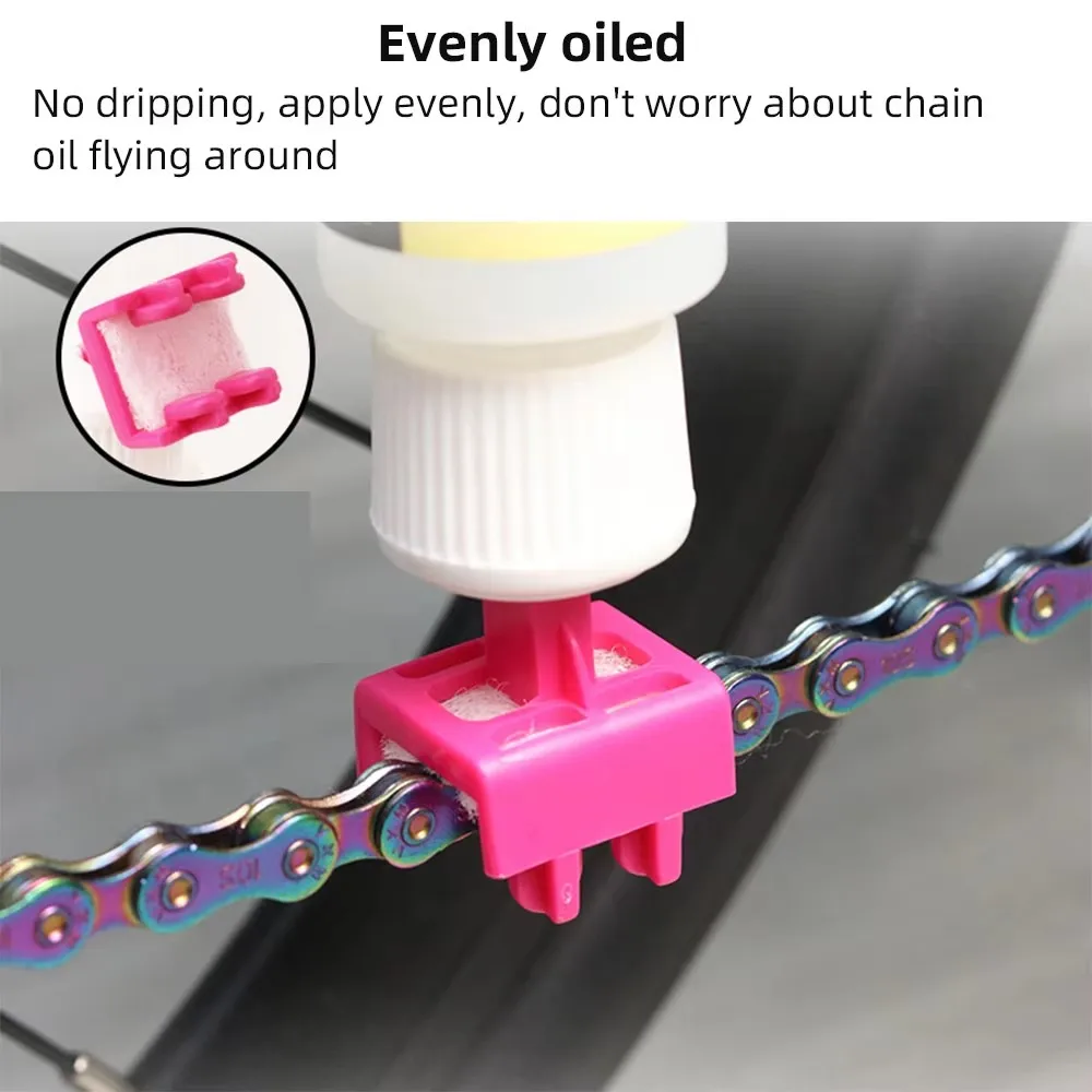 1 Set Bicycle Oil Lubricant Drip Free Chain Oiler Chain Oil Brushing Chain Oil Bottle Outdoor Tools Bicycle Maintenance Riding view 6