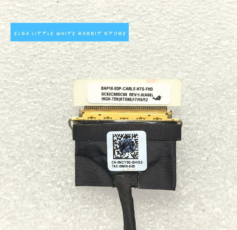 FOR Alienware 15 R3 FHD LCD CABLE 0NCY3G NCY3G