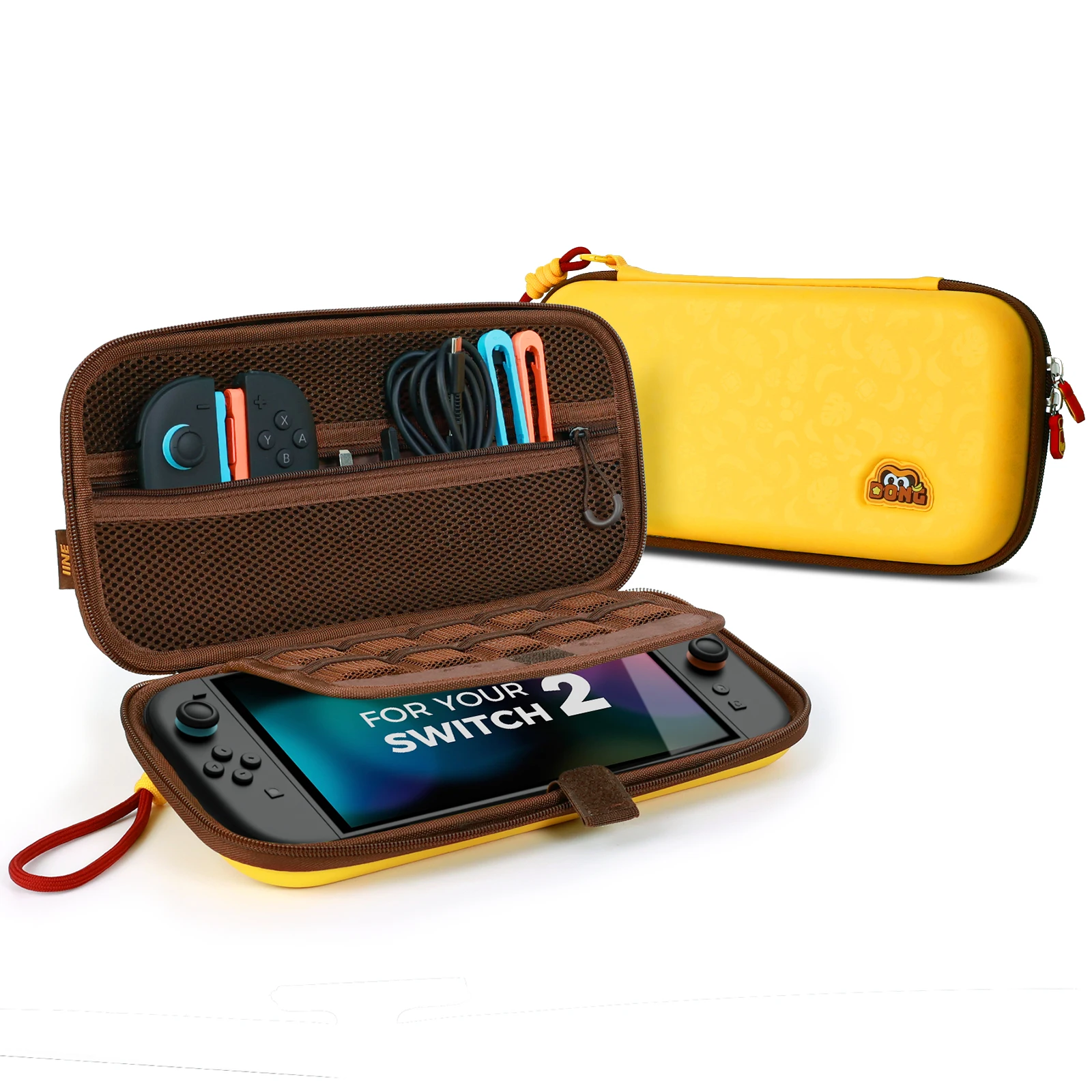 IINE Banana Hero beschermhoes voor Switch 2/Precision Mold/Dockable Case/Volledige bescherming/Exclusief ontwerp/Opbergtas/
