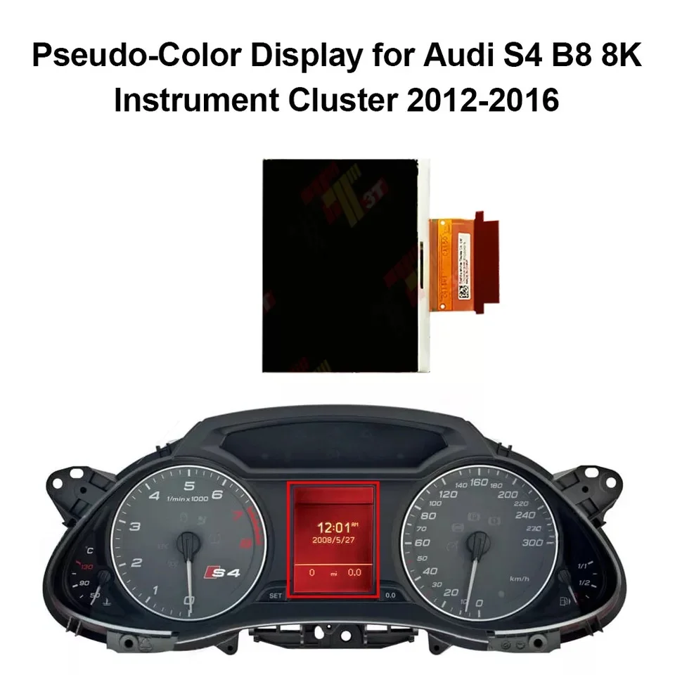 Dashboard Pseudo-Color Display for Audi A4/S4/RS4, A5/S5/RS5 and Q5/Q7 Instrument Cluster