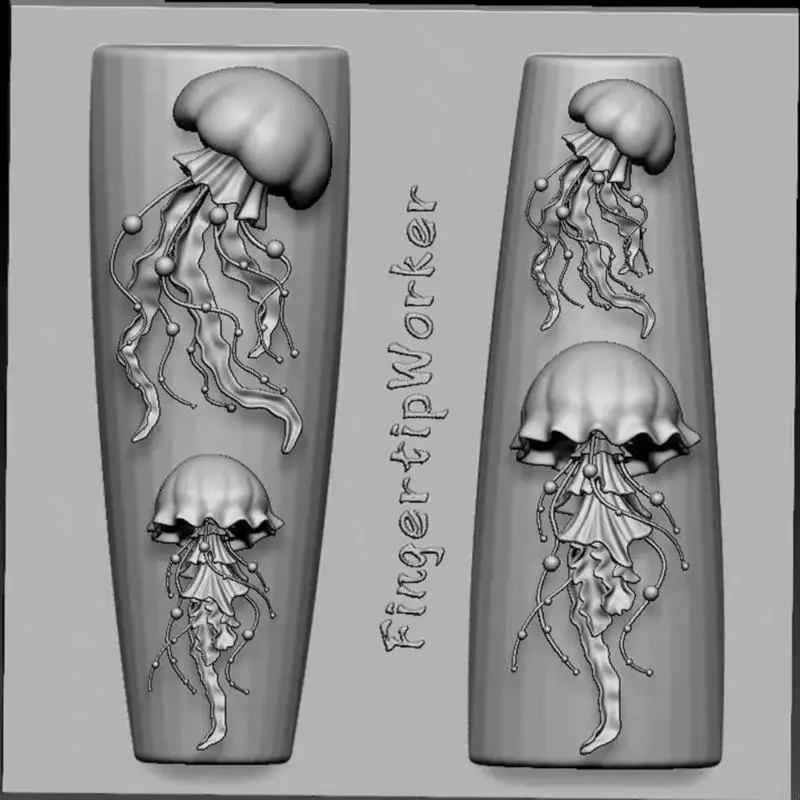 قالب فني للأظافر متعدد الأغراض مصنوع من مواد سيليكون متينة لأنماط إبداعية #2