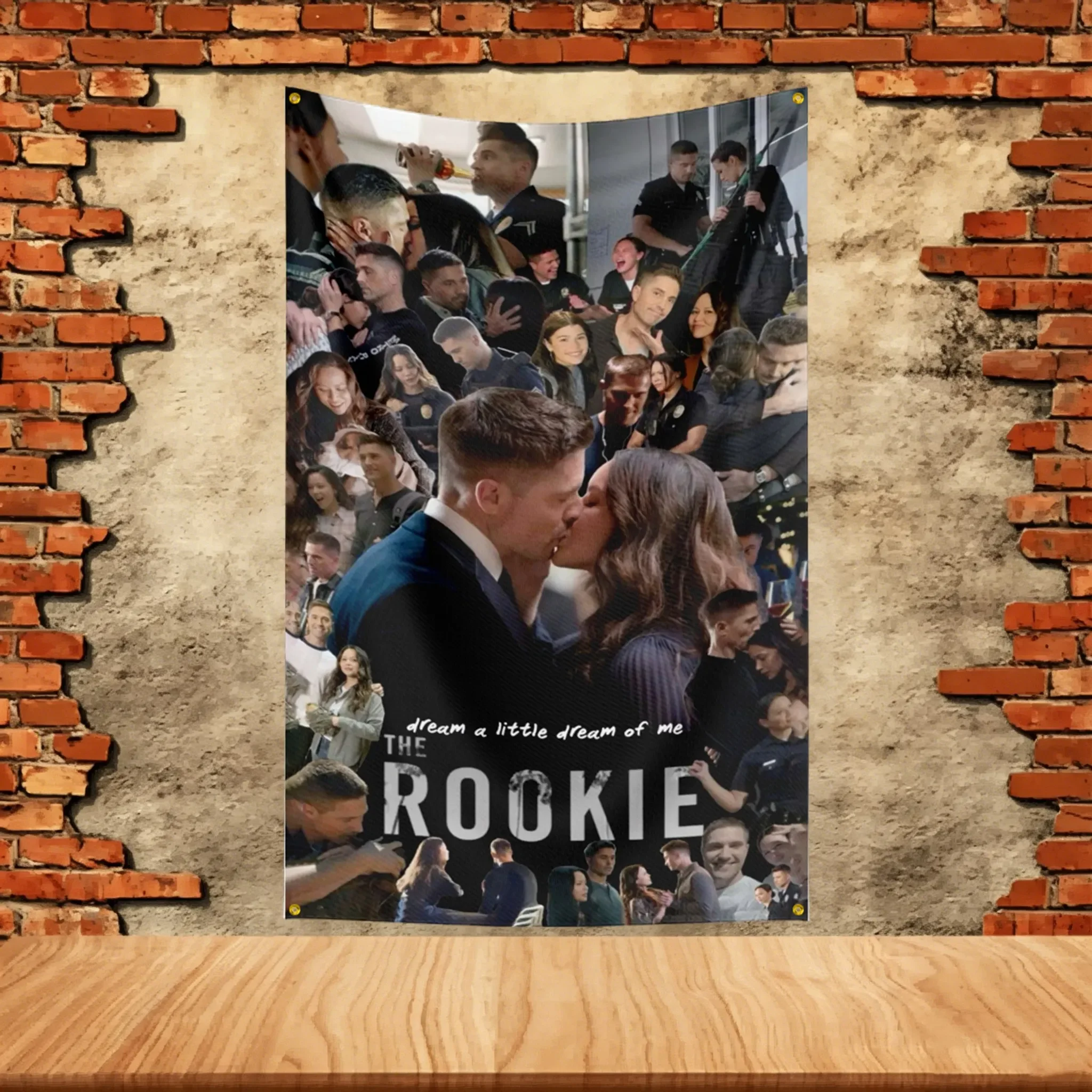 TV Drama Flag 3x5ft for The Rookie Fans Banner Custom any Image Garage Bedroom Living Room Dorm Wall Hanging Decor Tapestry