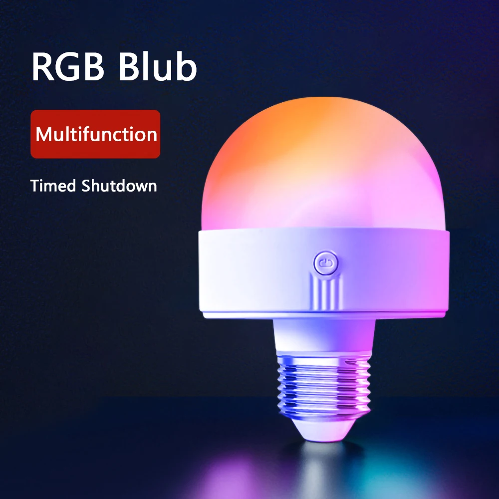 

RGB перезаряжаемая лампа с дистанционным управлением, таймер для гостиной, спальни, кухни, барной вечеринки, светильники для внутреннего окружающего освещения