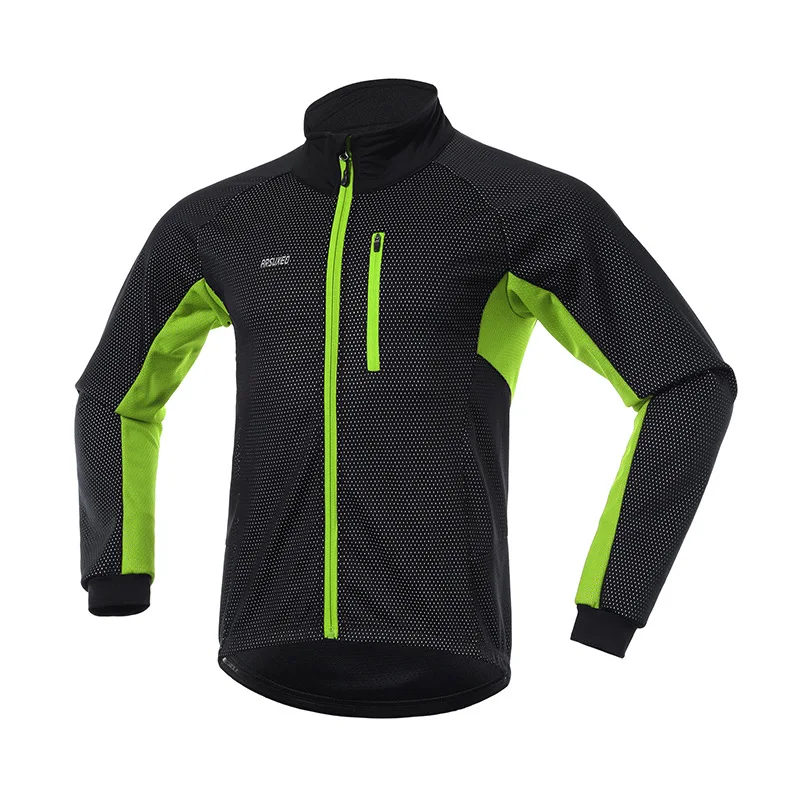 Autumn and winter three-layer composite fleece cycling jacket top, windproof and warm cycling pants 20A, disassembled