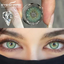 EYESHARE 1 Pair Color Contact Lenses for Eyes Blue Eye Color Lenses Natural Colored Pupils for Eyes Green Contacts Gray Lenses