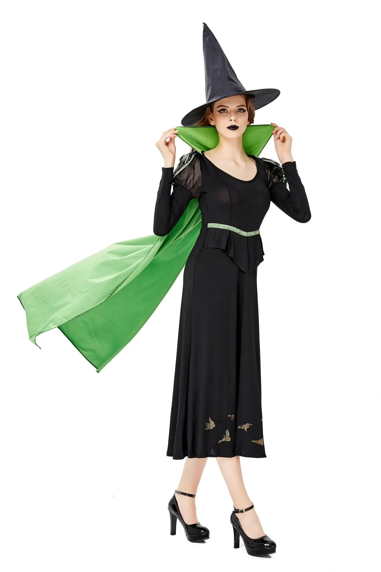 Halloween Undead Festival Evil Witch Fancy Dress Day Of The Dead Dreadful Scary Vampire Cosplay Costume