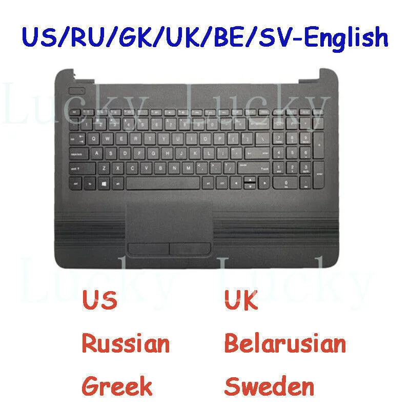 

f f f Palmrest w/Keyboard&TP for HP 15-AY AC AF BA TPN-C125 250 255 G4 G5 855027-001