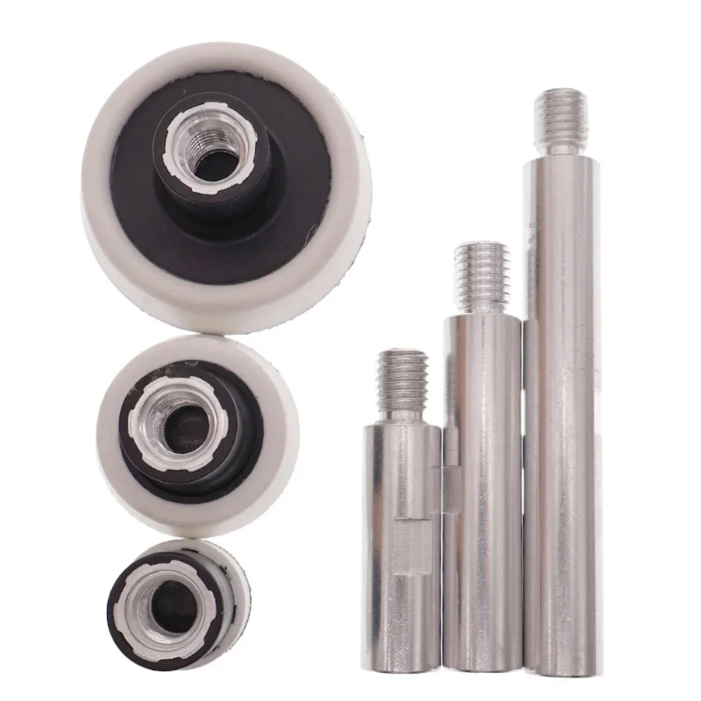 

Stainless Steel Angle Grinder With 3 Pallets And 3 Extension Rods For Male And Female Threads From 58" To 11"