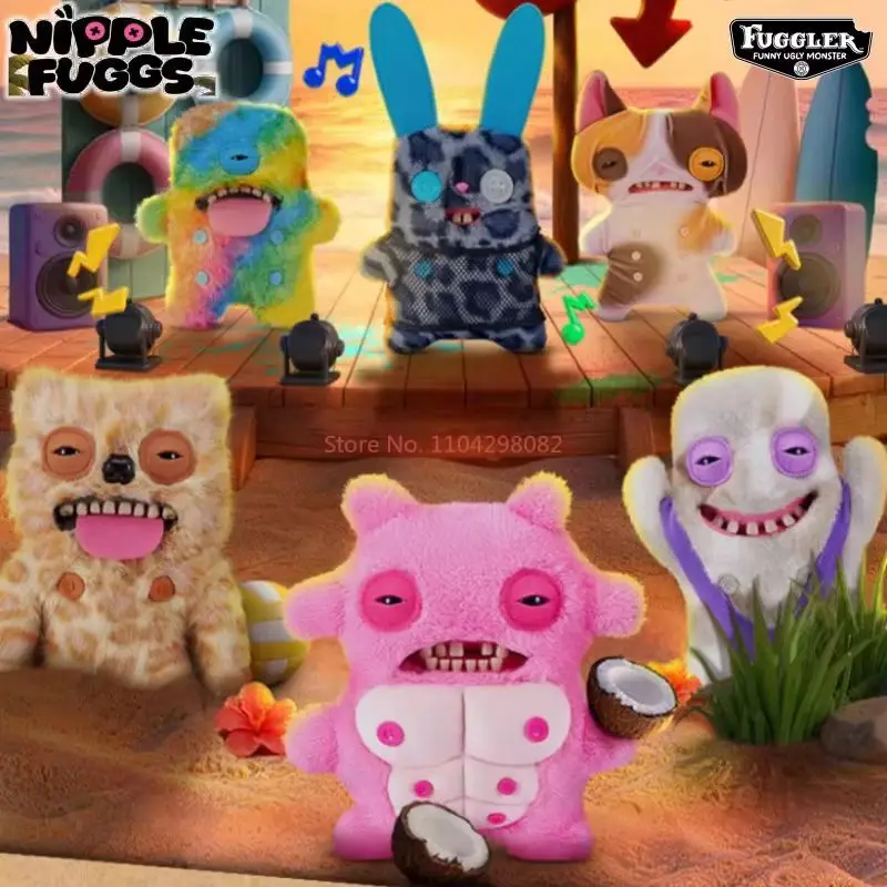 Fuggler Nipple Fuggs Sir Nobbynuts – Peluche 22 Cm ZURU, Monstre Laid Et Rigolo Avec Dents Réalistes, Trou De Bouton Collector – Dès La Naissance, Déco Et Farces Assurées
