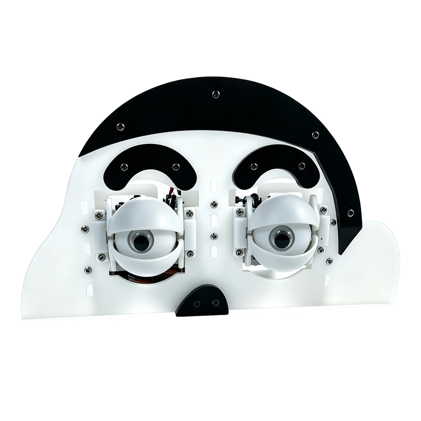 New 6DOF Dynamic Eyes Bionic Robot Face Model 6 Small Servo Movable Expressive Robot Head DIY STEM Educational Robot Kit