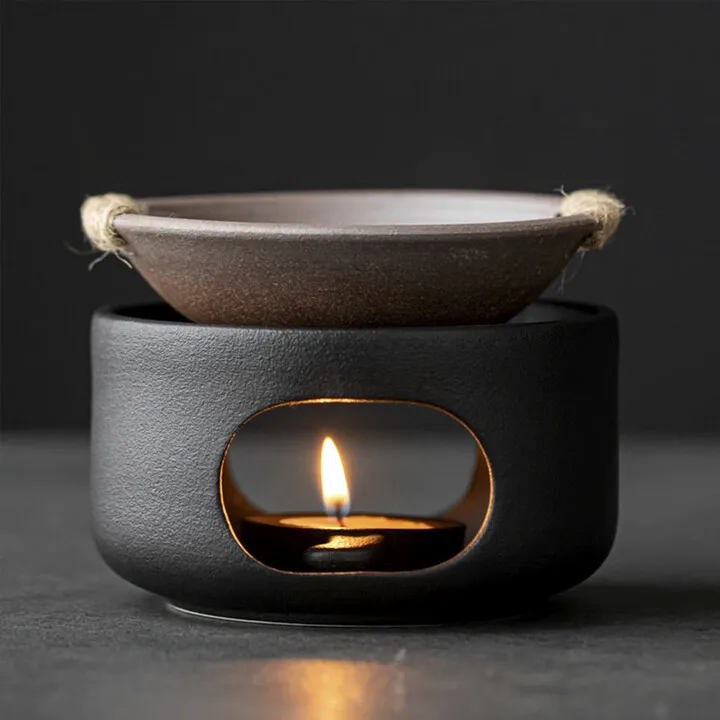 إبريق الشاي شمعة العزل الحراري التدفئة قاعدة الشاي دفئا