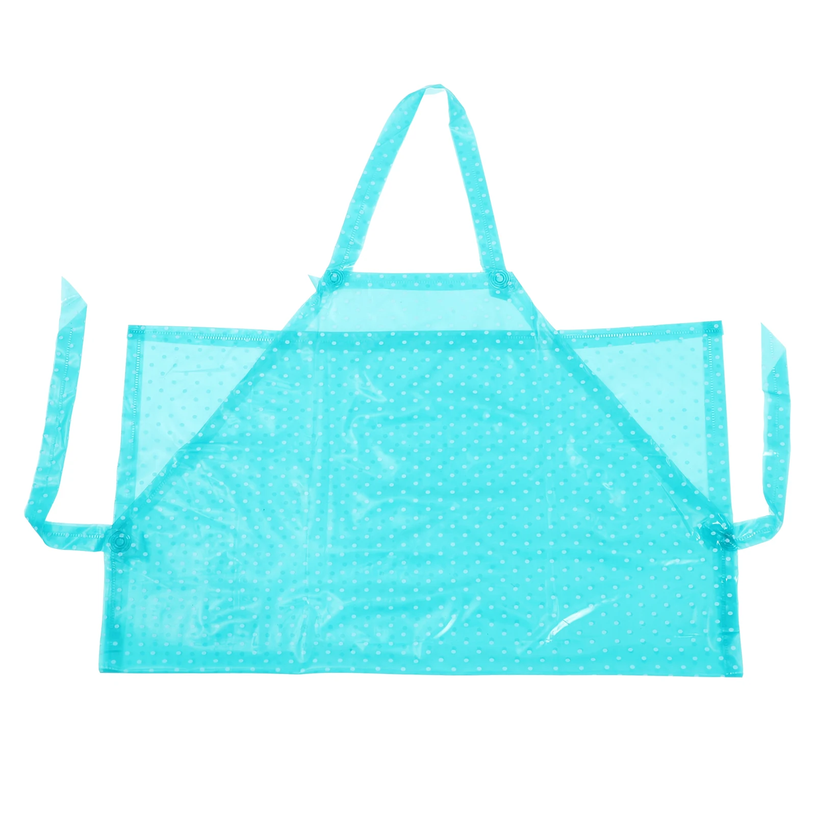 

1pc Waterproof Oilproof For Kitchen For Oilproof Fashion Home Plastic Sleeveless Apron Apron Commercial Use