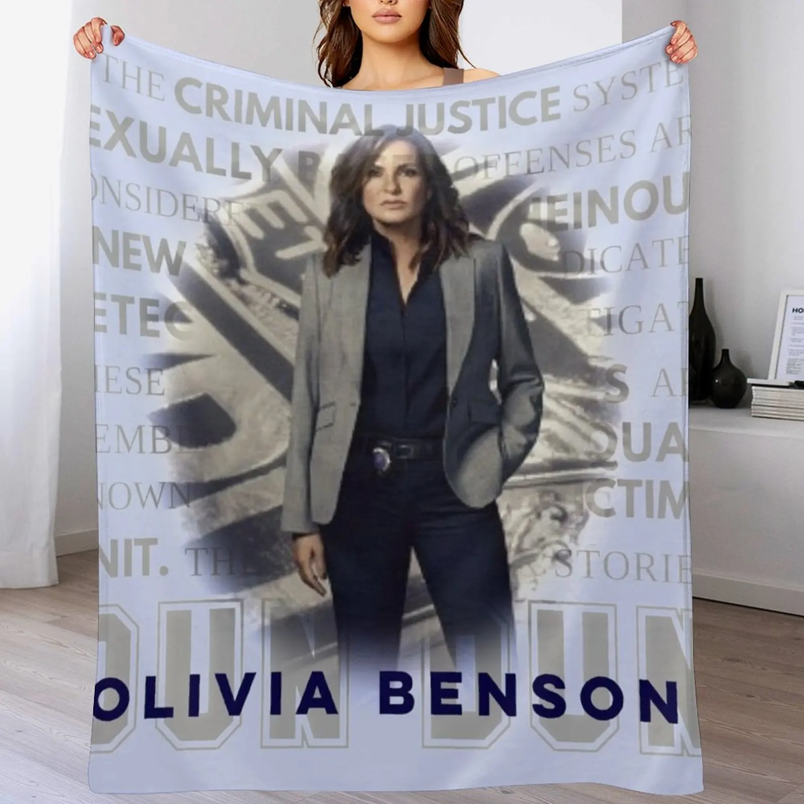 

Olivia Benson Throw Blanket Cozy Warm Blanket for Bed Room Decor