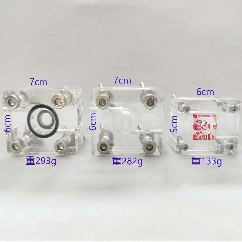 Zinc Air Test Device Metal Battery Mold Gasket Sealed Transparent Circulable Cell Kit