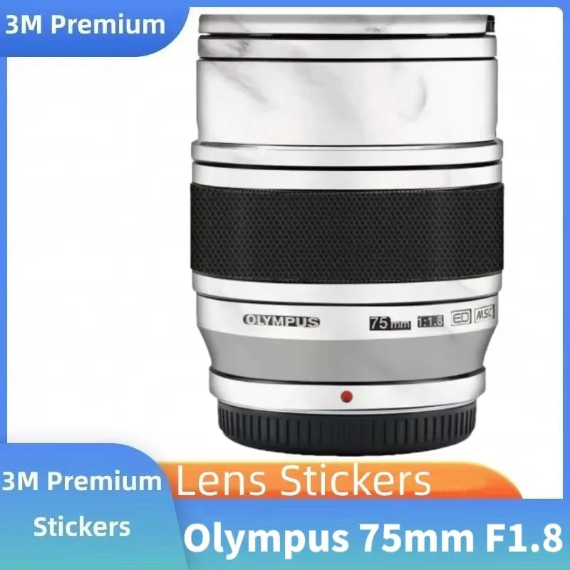 75 1.8 f/1.8 75/1.8 Decal Skin Vinyl Wrap Film Camera Lens Body Protective Sticker Coat M.ZUIKO DIGITAL ED For Olympus 75mm F1.8