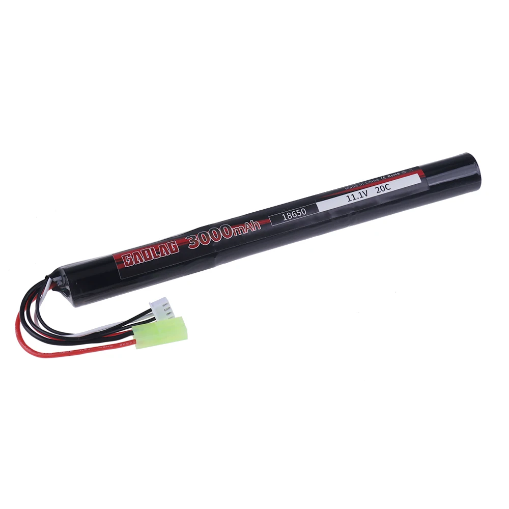 For Mini Airsoft Gun RC Model Toys Accessories 3S 11.1V 3000MAH 18650 Lipo Rechargeable Battery Small Tamiya /T/XT60 Plug