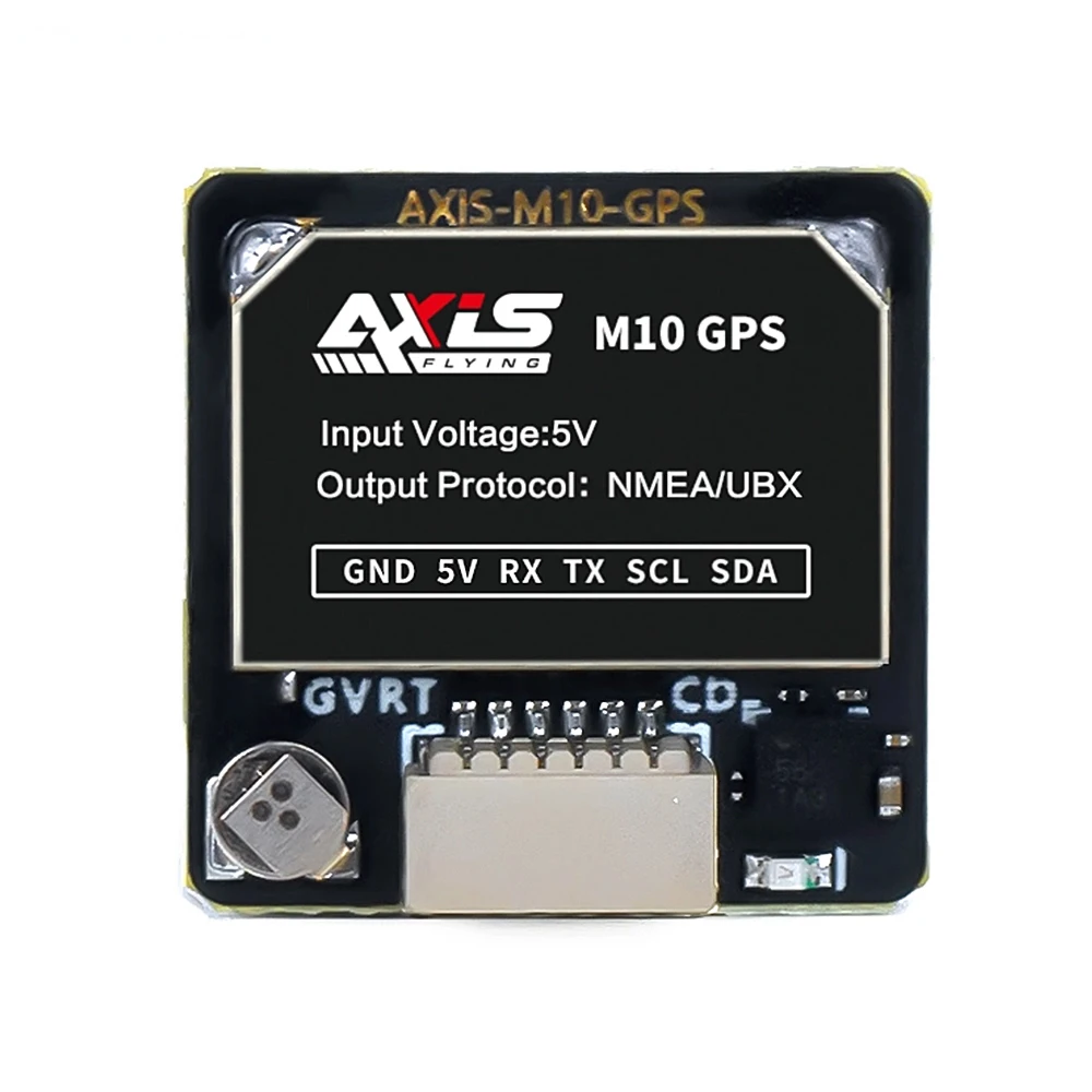 

Модуль GPS Axisflying M10 со встроенным электронным компасом QMC5883 и протоколом UBLOX для радиоуправляемых самолетов и FPV-дронов дальнего радиуса действия